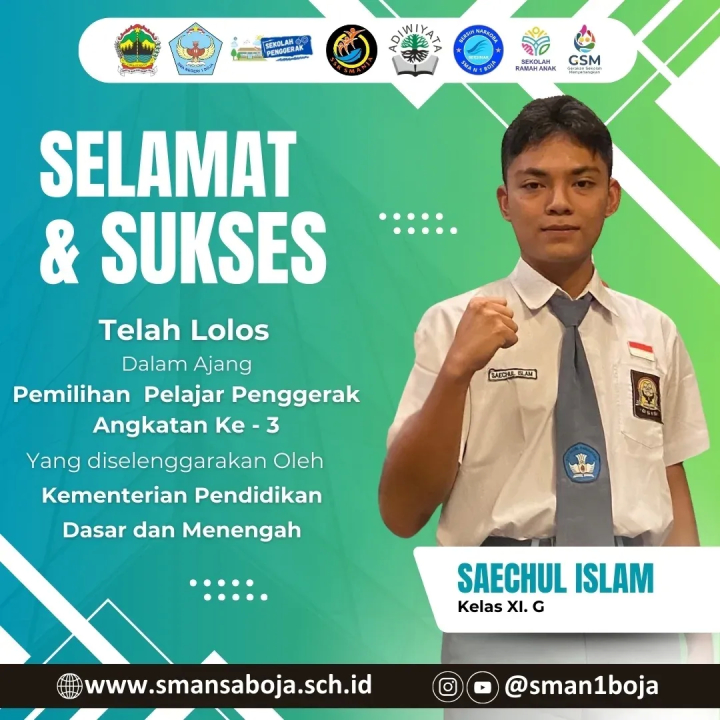 Image of Telah Lolos Dalam Ajang Pemilihan Pelajar Penggerak Angkatan ke -3